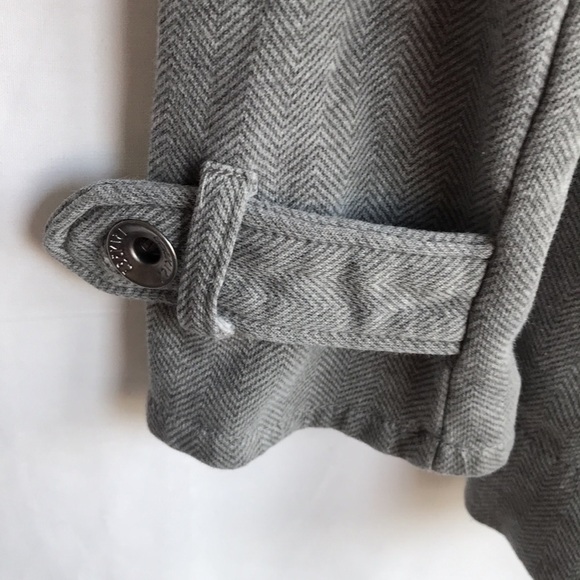 Ezekiel gray herringbone double-breasted hoodie jacket, size M - Picture 4 of 13